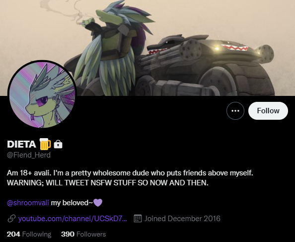 Bird_With_Knife's tweet photo. This is a call out post regarding the user: @Fiend_Herd.

Help by sharing to spread awareness.

[TW: GROOMING, PEDOPHILLIA. CHEATING, SEXUAL PICTURES AND TEXT] https://t.co/zcez93eF1b
