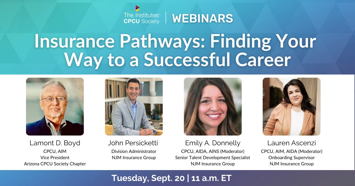 Thinking about the next steps in your professional journey? Join the Emerging Leaders Committee tomorrow at 11 a.m. ET for a panel featuring industry leaders at various stages in their career. They will share innovative &amp; strategic guidance for success. bit.ly/3ApgYz7