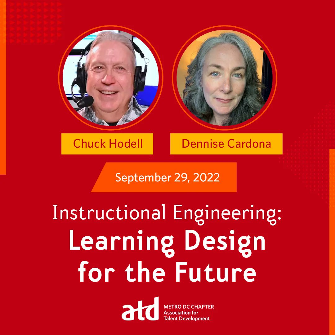 MetroDCATD's tweet image. Don&apos;t miss next week&apos;s Instructional Design CoP topic: buff.ly/39vmB5b
#metrodcatd #instructionaldesign #instructionalengineering