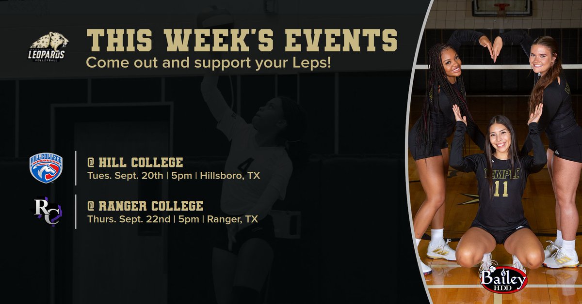 TempleC_VB's tweet photo. Leps are on the move this week!
Can't make it out to see your favorite volleyball team, check out our live stream at https://t.co/3WdQL9o8oE https://t.co/CkFBHBMv84