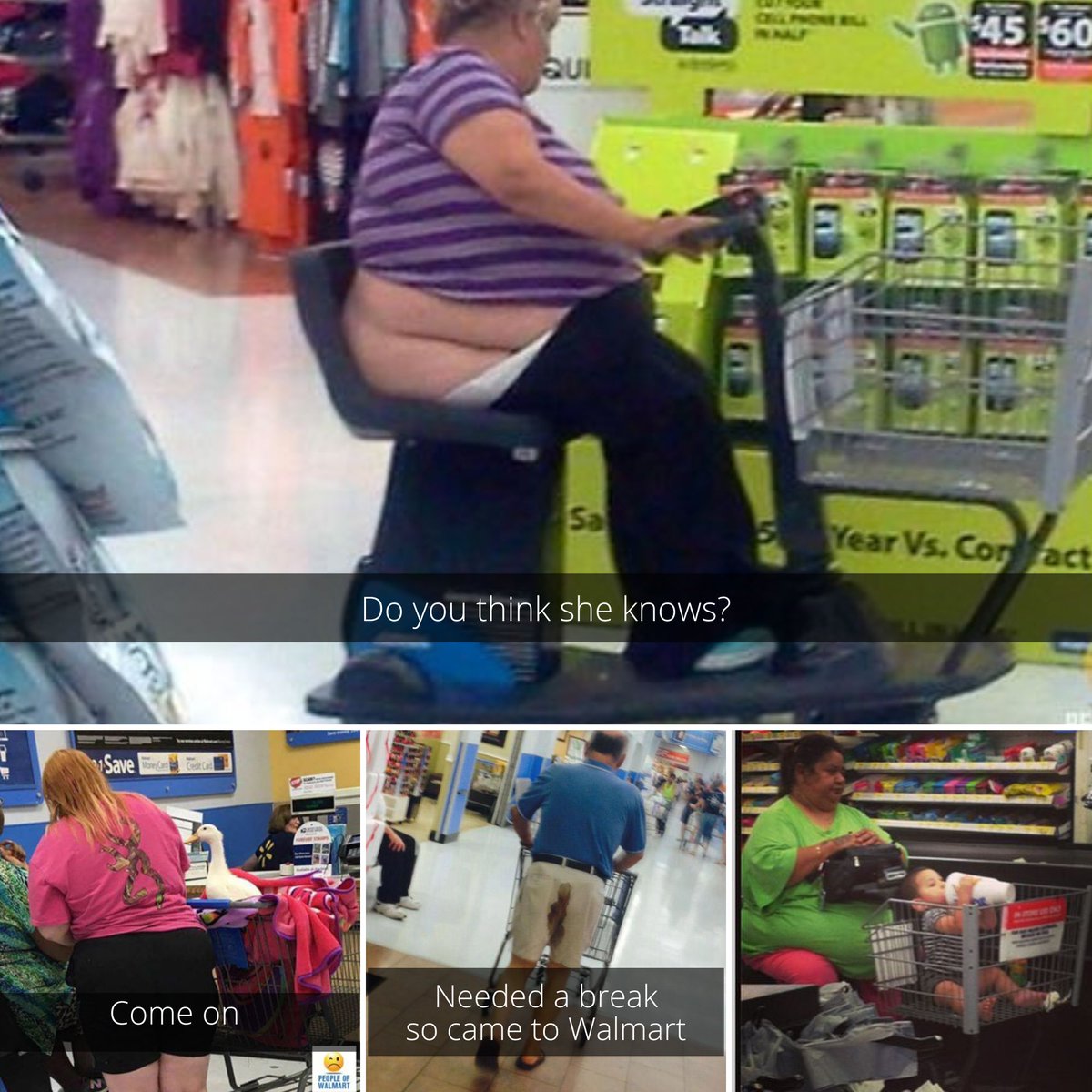 travelerdoor's tweet photo. Walmart is an excellent place to find whatever we are looking for, but it lately has become popular on the internet for another reason, the types of people that are spotted there.