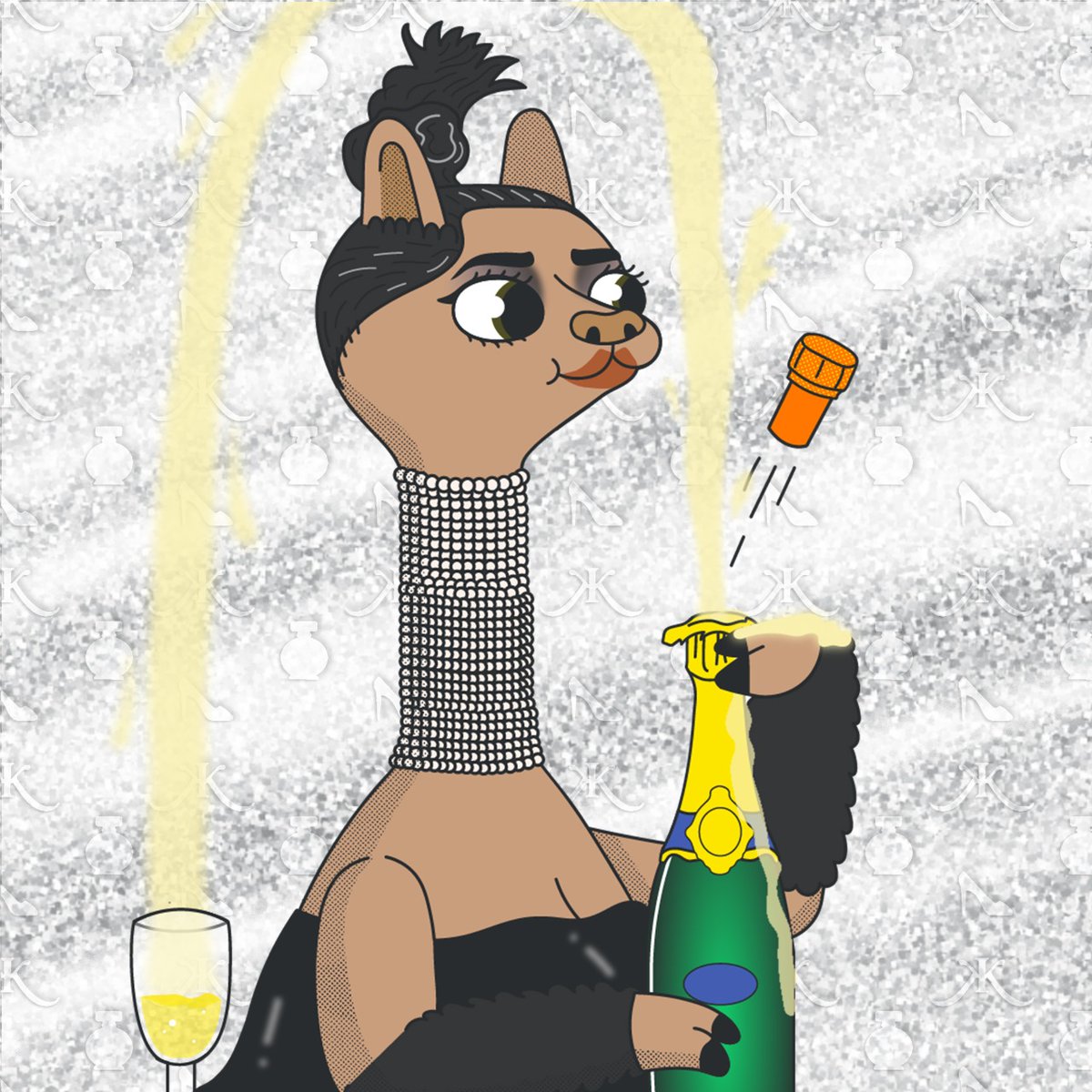 🇺🇸 Iconic as we're used to. Our passionate is inspired by <a href="/KimKardashian/">Kim Kardashian</a>.

🇲🇽 Icónica como nos tiene acostumbrado. Nuestro apasionado está inspirado en <a href="/KimKardashian/">Kim Kardashian</a>

#NFT #NFTs #NFTCommunity #NFTCollection #NFTProject #NFTartists