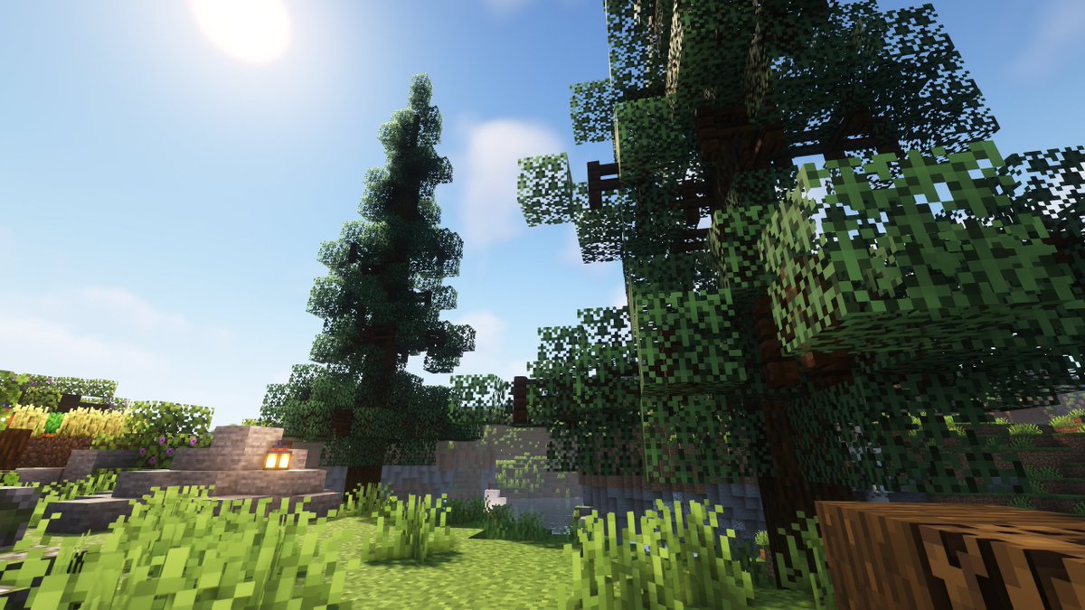 mannersd's tweet photo. Back for another #Minecraftbuilds post.
This week it's trees. My first attempt at building some bigger spruce-style trees in #Minecraft. What are your thoughts? https://t.co/ZbtNtHWbrZ