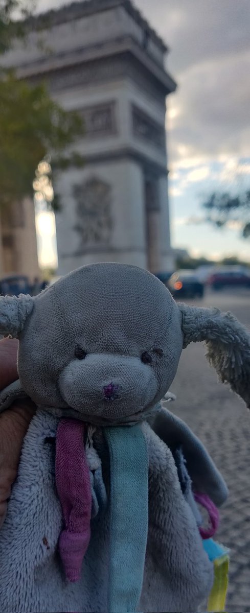 vmontjou's tweet photo. Doudou trouvé près de l'arc de Triomphe, déposé au guichet @Ligne1_RATP Charles de Gaulle Étoile. https://t.co/I1TDRVqnsm