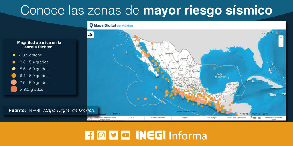 Mapa De Zonas Ssmicas De Mxico Mapa De Mxico Mapa De Mexico 768x420