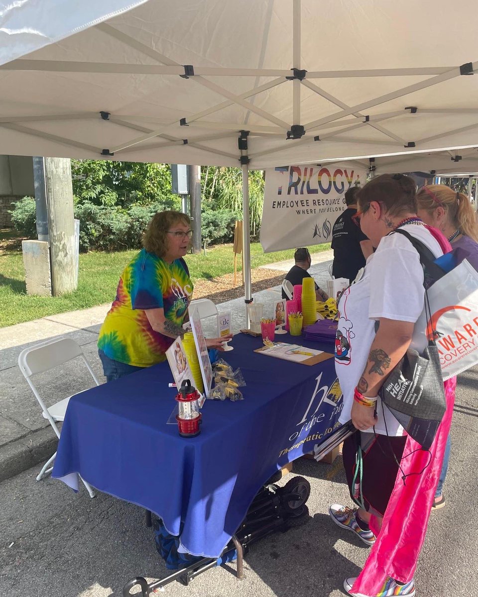 Our TLC Foster Care & Adoption team had a blast at the @louprideky festival this weekend - thank you to everyone who stopped by and said hello! 👋🏳️‍🌈🏳️‍⚧️ If you want to learn more about our program - send us a DM or call 502.596.1313! 💜 #lovethehome #pride2022 #thankyou