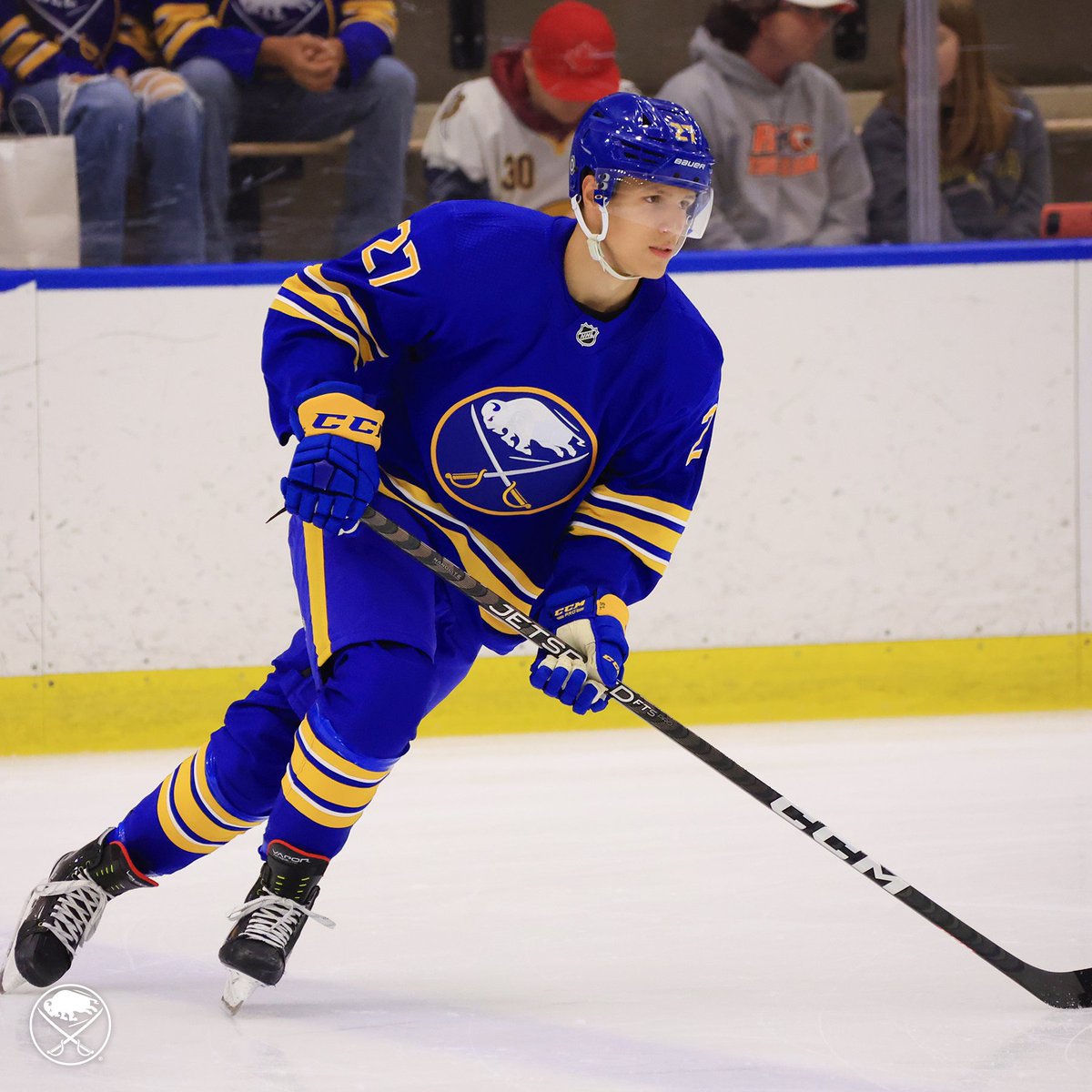 BuffaloSabres's tweet photo. Our lines today against Ottawa 👇
Kisakov - Savoie - Weissbach
Rousek - Kulich - Rosen
Cederqvist - Kozak - Olischefski
Calvert - Sproule - McDonnell
Laaksonen - Sova
Lindgren - Komarov
Ritchie - Buteau
Suchanek
#LetsGoBuffallo https://t.co/eT8W85BLC5