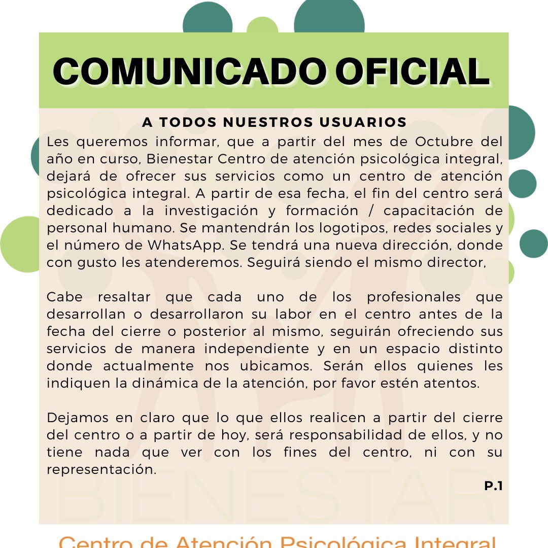 BienestarCapsi's tweet photo. Gracias por su apoyo y confianza durante estos casi 5 años. Es momento de cerrar un ciclo y hacer cambios justos y necesarios para continuar de una mejor forma. Gracias a quien desde inicio hasta el fin lo respaldo con su trabajo y actuar 🙏🏻.
Atte: el director @Gurrola_Luna https://t.co/R7zMoJ00vj