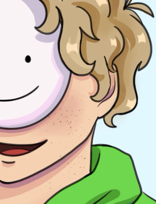 I thought everyone was already aware this man had freckles, it's in some of my earliest fanart (June 2020)  