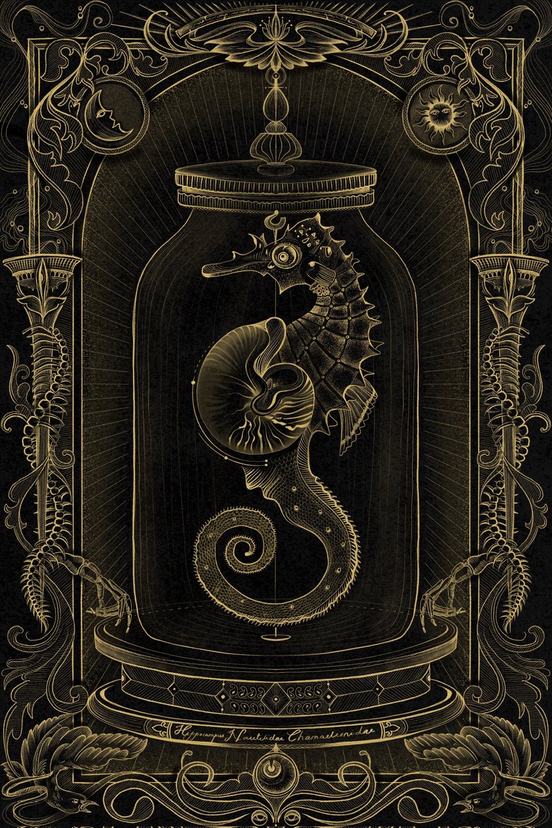GANESHRK15's tweet photo. Jars of Oddities I
An ode to my love for biology, symbolism and lost stories.
 
Now live on @foundation 

I encourage you all to zoom in and look at the piece with full brightness 🔆

I would really appreciate you sharing my work :) 

Thread below 👇 https://t.co/PWHW0COd7X