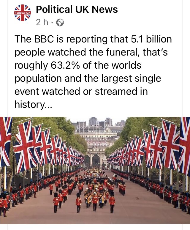 True testament to a wonderful leader ❤️ #queensfuneral