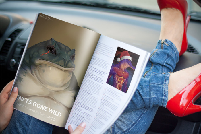 My friend sent me this article she saw in the magazine today. These <a href="/MutantNFTs/">Mutants</a> are catching some eyes 👀#mutantmafia