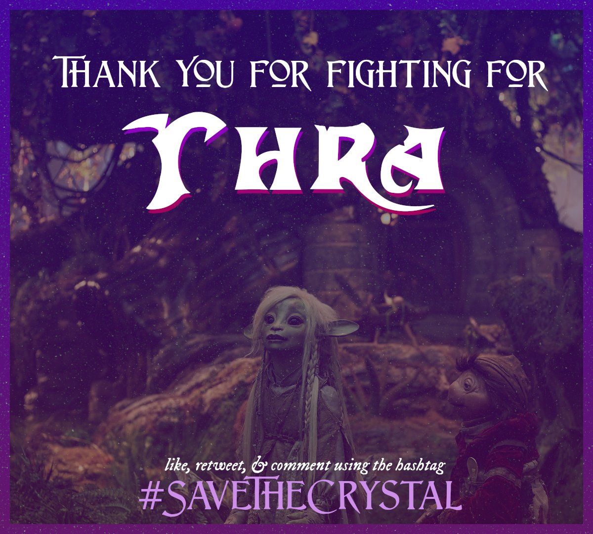 SaveTheCrystal's tweet photo. Warriors #ForThra continue to join the fray to #SaveTheCrystal! ⚔️🔮🏹

Sincerest apologies for my brief disappearance. Mother Aughra needed me! 😆⚔️

@tofufoxx @Mirthfaery @Beetleghosts  @Pumpkin_Bo1 @kvlt_ @VincentCarothe1 @soulalight @CappinA https://t.co/BCQmZbxHFP