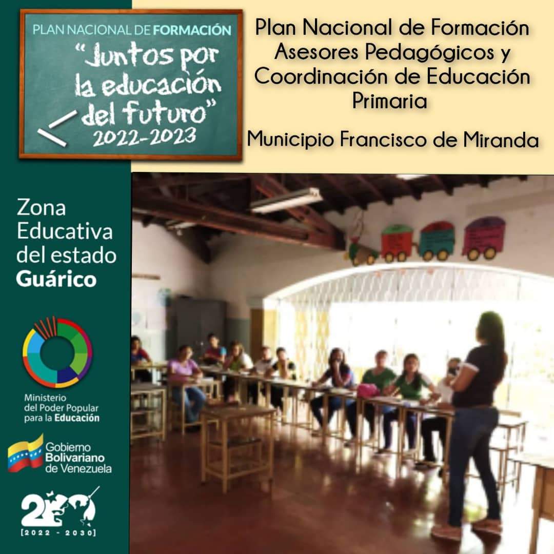 CDCEGuarico's tweet photo. #Entérate📣 Docentes del Edo. Guárico reciben instrucción en el marco del Plan de Formación "Juntos por la educación del futuro 2022-2023".
@NicolasMaduro
@MPPEDUCACION
@_LaAvanzadora
@Gob_Guarico
@josemvasquez
@ZEGuarico
@RiveroJilberto2
#GobiernoDeSoluciones
#VamosPaLante https://t.co/vKIg9S864s