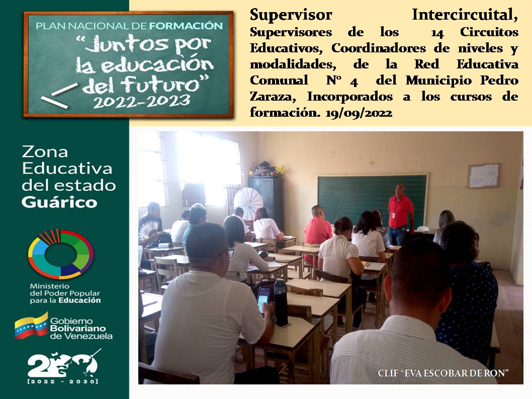 CDCEGuarico's tweet photo. #Entérate📣 Docentes del Edo. Guárico reciben instrucción en el marco del Plan de Formación "Juntos por la educación del futuro 2022-2023".
@NicolasMaduro
@MPPEDUCACION
@_LaAvanzadora
@Gob_Guarico
@josemvasquez
@ZEGuarico
@RiveroJilberto2
#GobiernoDeSoluciones
#VamosPaLante https://t.co/vKIg9S864s