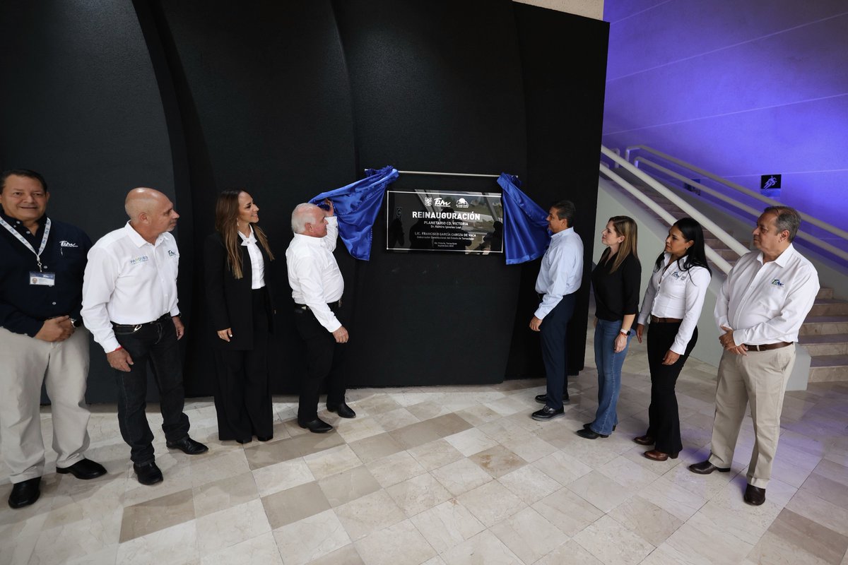 fgcabezadevaca's tweet photo. Iniciamos una semana más de mucho trabajo en #CdVictoria, donde reinauguramos el Planetario "Dr. Ramiro Iglesias Leal".

Ícono de nuestra ciudad capital, en el que generaciones aprendieron sobre nuestro planeta y el Universo. Hoy, nuevamente abierto para el disfrute de todos. https://t.co/LfX9U7ETdv