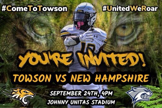 AlimParks's tweet photo. Appreciate the love 🤞🏾@Coach_JPuleio @DKief10 @Towson_FB #ComeToTowson https://t.co/FlVddsRG4N