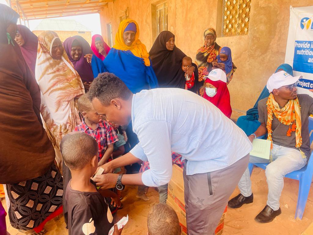 In response to the deteriorating malnutrition trends, <a href="/DEH_Africa/">Development and Empowerment for Humanity (DEH)</a> conducted a 2-week mass MUAC screening in Cadado rural villages such as Ardo, Docoleey, Qaradhi, Dhumodle, and Habasley to identify and refer acute malnourished children (6-59) for treatment,funded by <a href="/shf_somalia/">Somalia Humanitarian Fund</a>