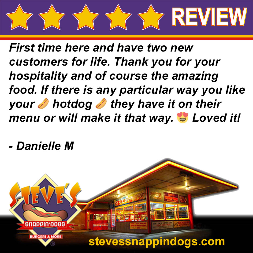 snappindogs's tweet photo. We LOVE Our Customers! Thanks for the 5 star review!
#reviews #testimonial #fastfood #denver #colfax https://t.co/3Hw5AIHMkm