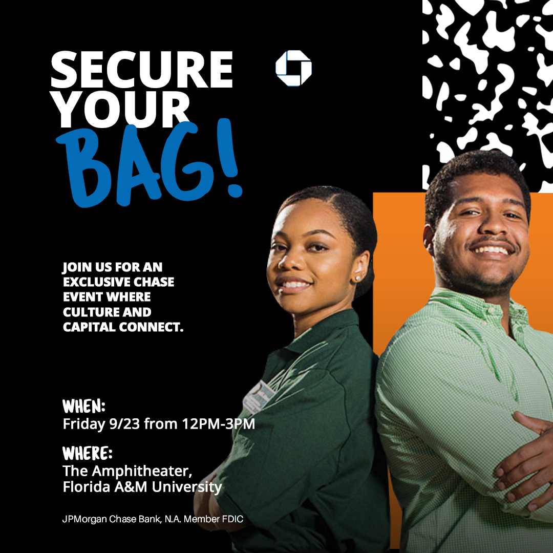 FAMUALUMNI1887's tweet photo. Hey Rattlers! 🐍 Back To The Yard presented by 
@Chase is coming this Friday! Join us for a financial and career experience exclusively designed for #HBCU students. Free food, financial advice, games, prizes, and more! Register now at https://t.co/XDFgd3TtJP #chase #B2TY https://t.co/XPuzCaemUA