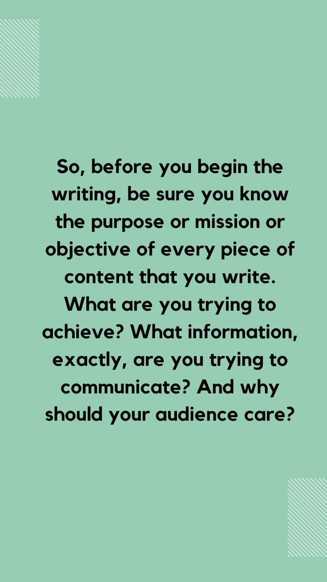 Before you begin the writing, be sure you know the purpose.
#copywriters #copywriting #copywritingtips #copywritingservice #copymechallenge #copywritingforcreatives  #copywritingtip #creativewriting #relationshipquotes #creativephotography #creativeoptic #creativewritingprompts