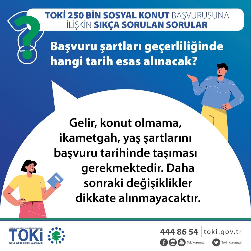 ZonguldakBEL67's tweet photo. TOKİ 250 bin Sosyal Konut başvurusuna ilişkin sıkça sorulan sorular ve cevapları 👇 https://t.co/WDWGx53GS8