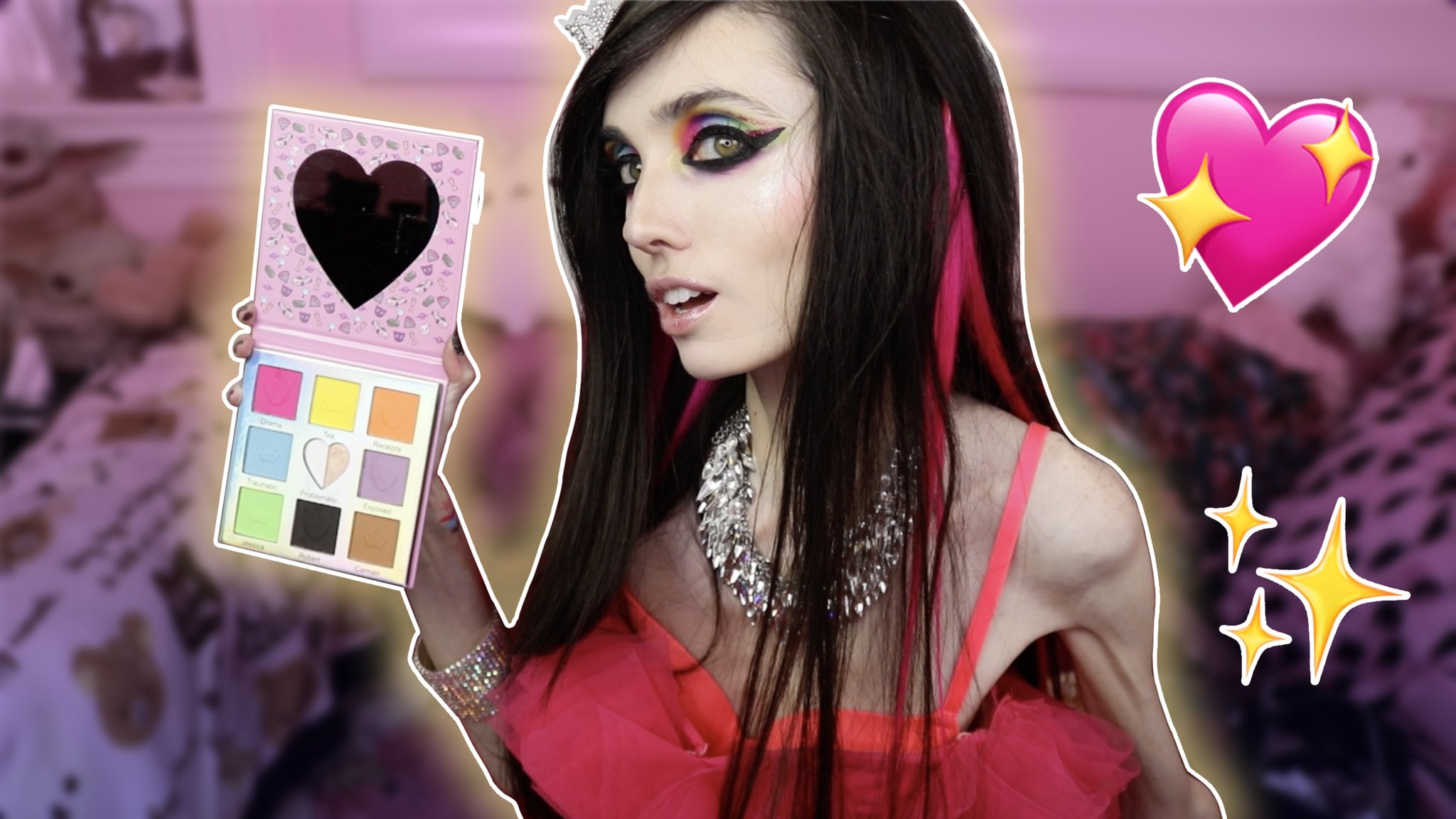 Eugenia Cooney on Twitter "TRYING THE RICH LUX PALETTE COLLECTION! 💖👑