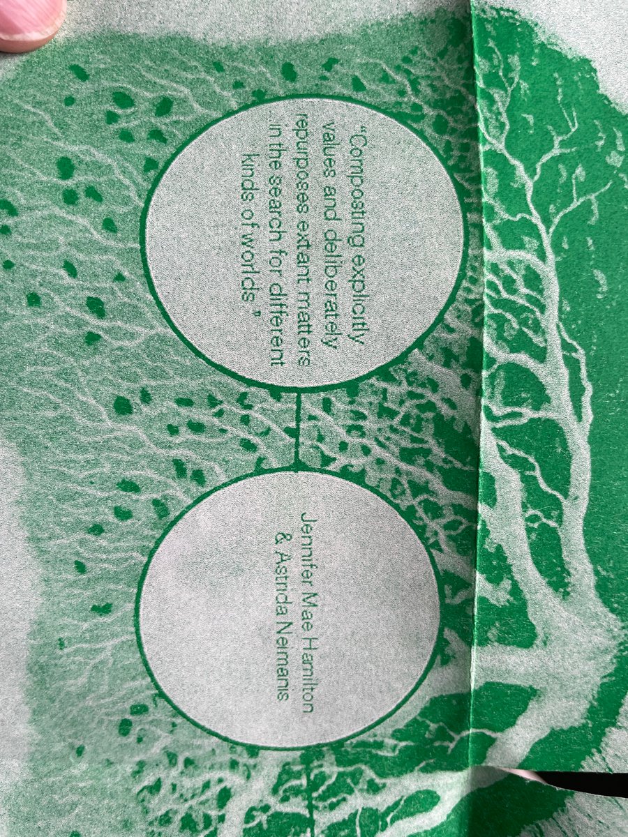 FeeledLab's tweet photo. A lovely small-world feeling reading @ZHeynJones composting zine at #DIYMethods  that cites @bicycleuser and @AstridaNeimanis ‘s composting paper, thinking how it might apply in research-creation contexts in Canadian unis. https://t.co/rmuzuNDEgC