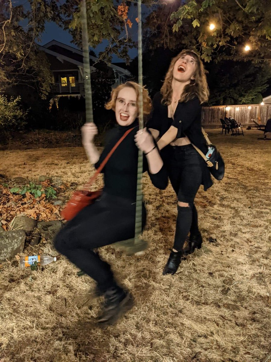 Best friends push best friends on swings 😘 #BestFriends #bestiestillweburied