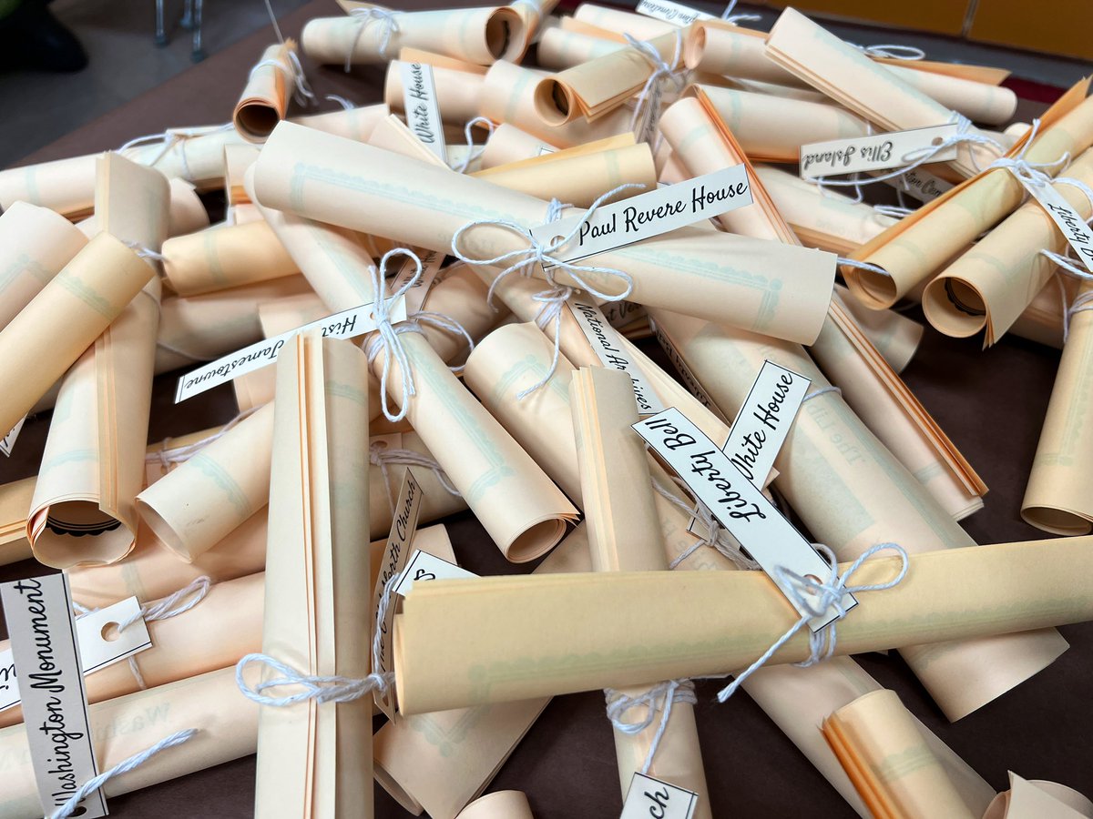 RedheadEDU's tweet photo. National Treasure: Constitution Pursuit is off to a great start! Our first classroom transformation of the year and a fun way to celebrate Constitution Day! @DSha3 @ACoupleofTeach @tishrich @PDatMSD549c @MSD549C #ClassroomTransformation #AmericanHistory https://t.co/mnGlyvQPDd