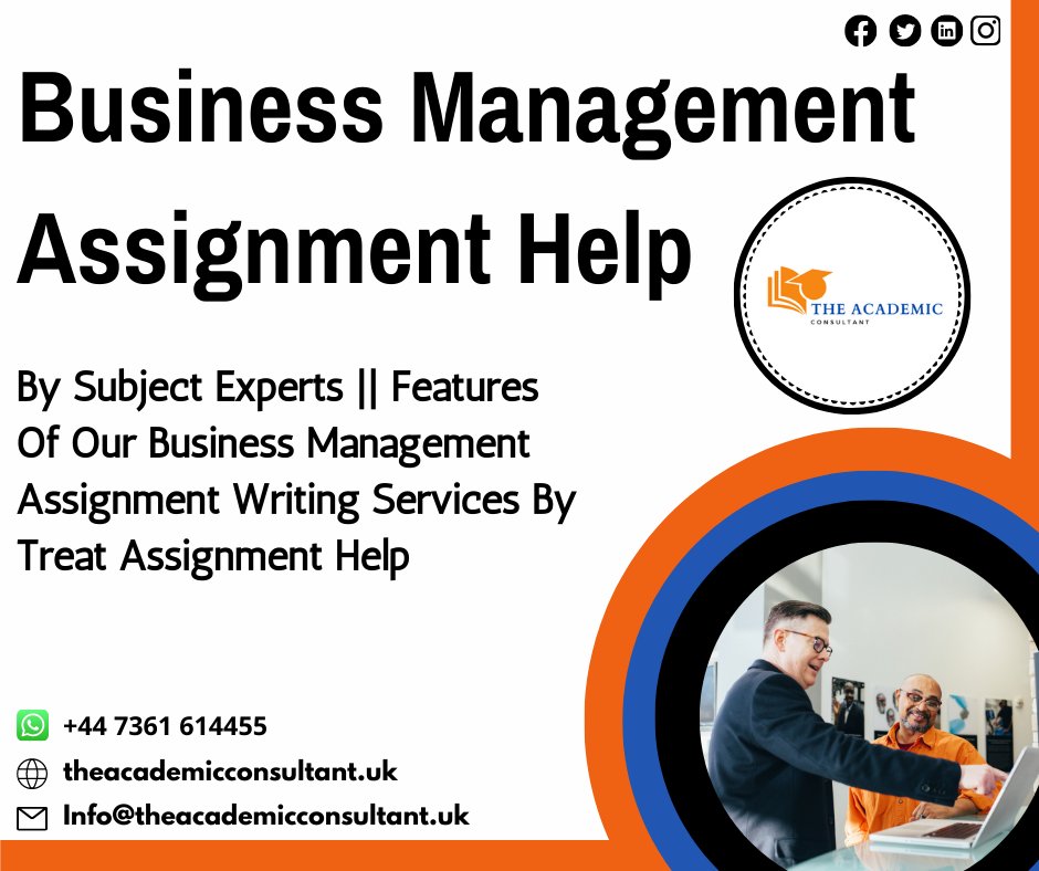 theacademiccon3's tweet image. Are you seeking valuable Management Assignment Writing Help?
Order Your Assignment Now!
#businessmanagment #businessmanagmentassignmenthelp #managementassignments #managementassignmentwritinghelp #assignmentshelp #assignment #help #theacademicconsultant