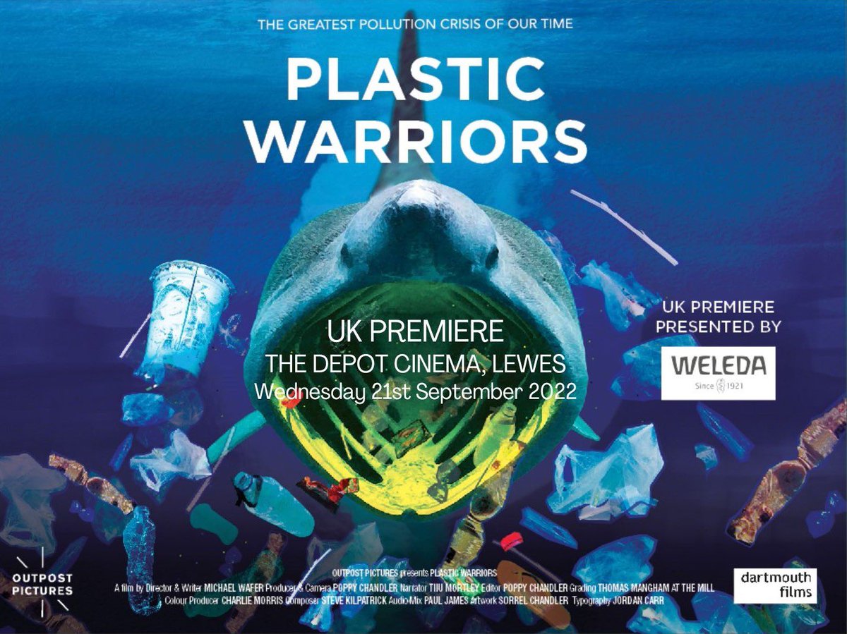 Brighton and Hove people, sharing info about a mate’s film - Plastic Warriors - premiere on Wednesday <a href="/LewesDepot/">Lewes Depot</a> at 5.45, Q&amp;A afterwards 🌍🐋