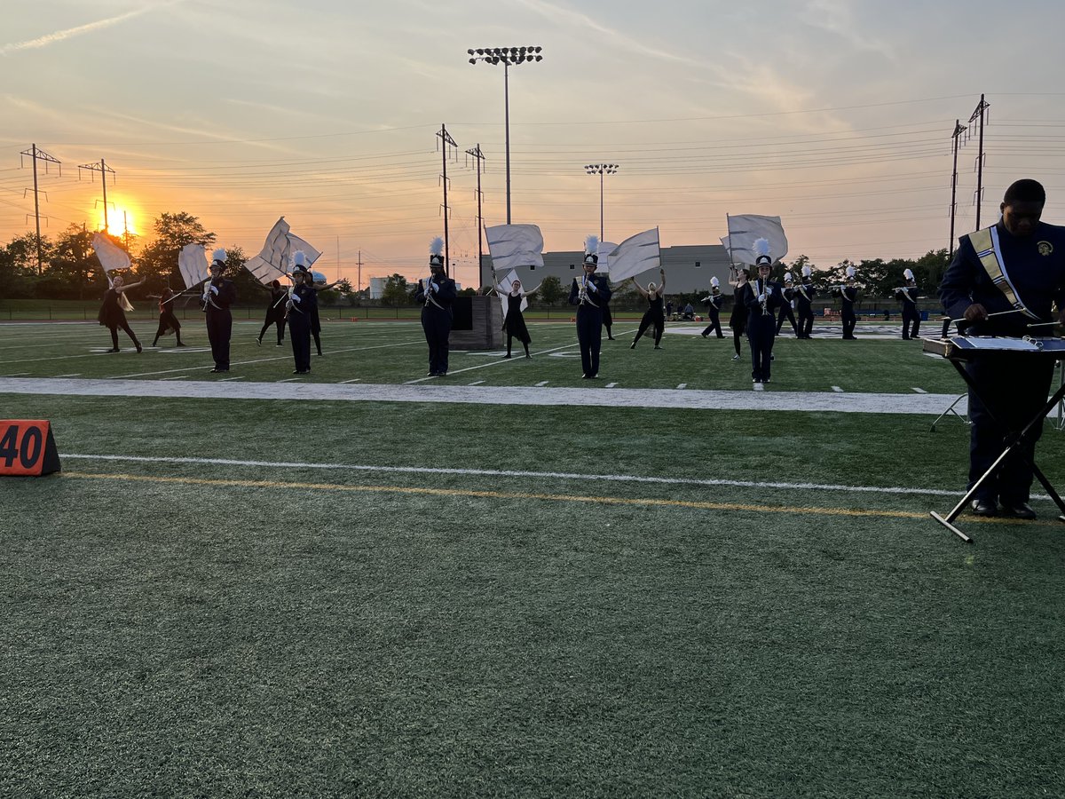 MsS_FTPSchools's tweet photo. FHS Marching Band put on a great pre-game performance at the football game. Wish these performers good luck at their first competition this weekend. Go Warriors! https://t.co/W4JXvRo104