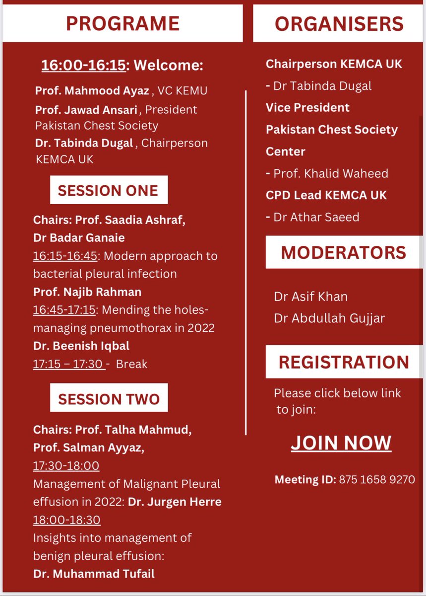 Webinar: An Update on Pleural Diseases