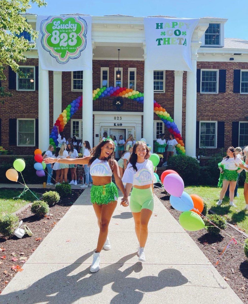 Walking on sunshine! 🌈⁠ #repost Kappa Alpha Theta at the University of Iowa