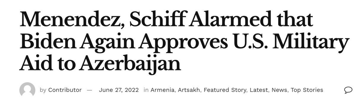 MarkAmesExiled's tweet photo. Putting Pelosi's visit to Armenia in context — since Biden took office, he's been using his presidential powers to keep US military aid flowing to Azerbaijan's dictator, while Congressional Democrats occasionally pretend to be bothered by it. It's an ongoing charade. https://t.co/iRUYzrRsb9