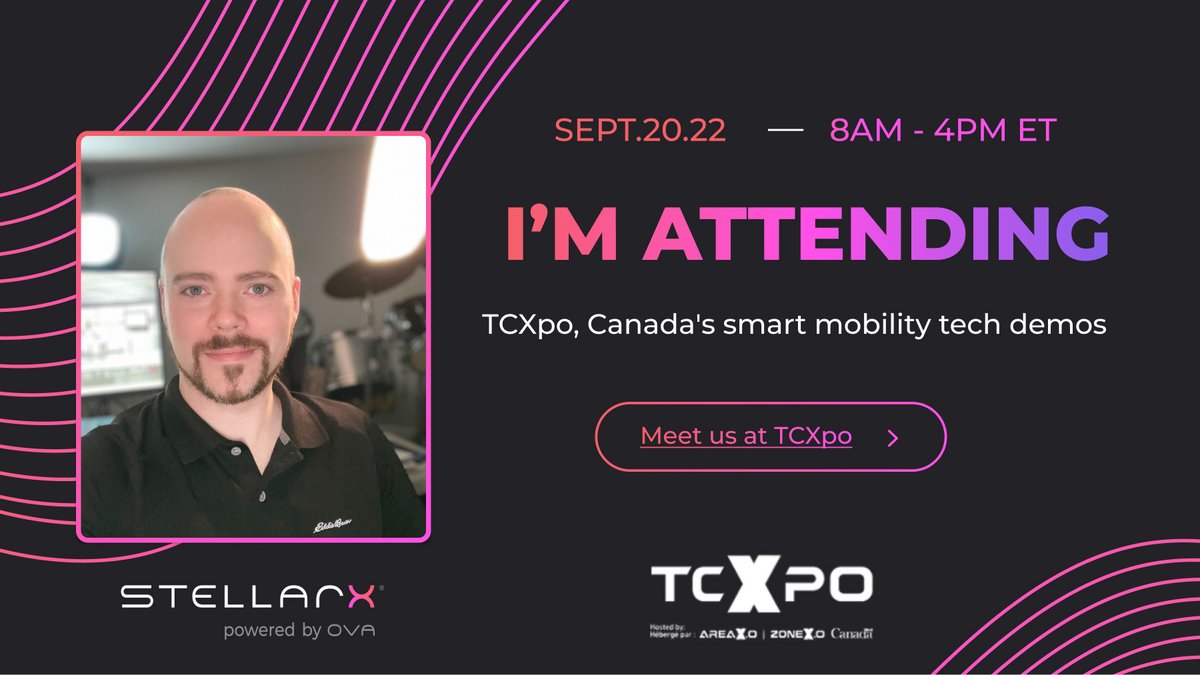 📢 Tomorrow, Tim Purdy, <a href="/ova_xr/">OVA</a> VP of Client Solutions will present <a href="/stellarx_ai/">StellarX</a> at #TCXpo by <a href="/AreaX_O/">Area X.O</a> #Canada's smart mobility demo day. Check how #metaverse &amp; #XR technologies shape #transport 🚍 . 
 
hubs.ly/Q01mDLbz0

#builtwithstellarx #AI #XR #5G #defenseindustry