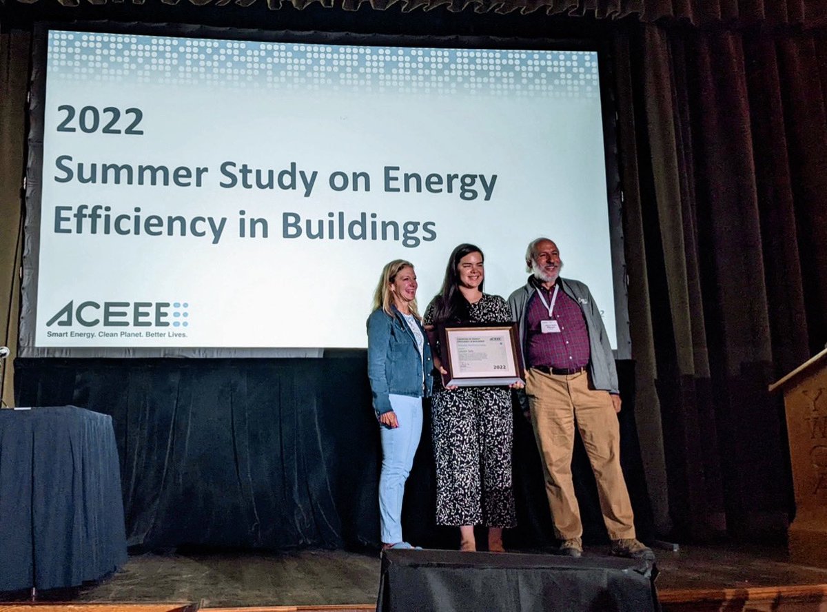 Thank you to my colleagues at the <a href="/ACEEEdc/">ACEEE</a> for this recent Champion of Energy Efficiency honor. The <a href="/sealedhomes/">Sealed</a> mission is to help American families electrify and decarbonize their homes, and I look forward to meeting the environmental challenges ahead. 🌎