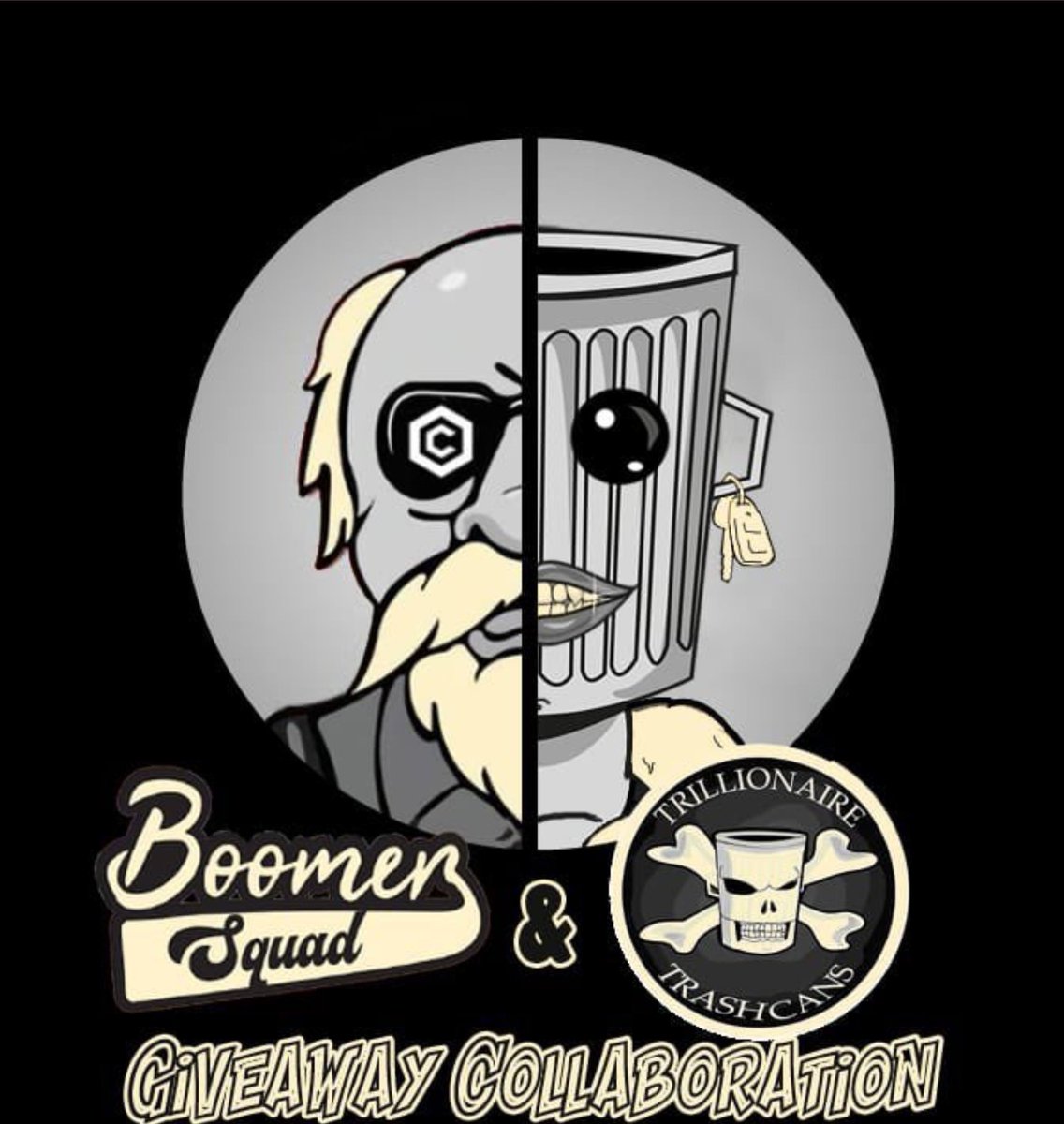 💥Collab #giveaway with @Trilltrashcans💥
To celebrate their minting on September 23rd!

Giveaway: 

1x Mad Meerkat Degen
5 TTCNFT WL
5 #BoomRoom WL 

Rules: 
✅ Follow <a href="/BoomerSquadNFT1/">BoomerSquad & PUUSH</a> &amp; @trilltrashcans
✌🏾 Join discord discord.gg/R7YjUBjQNd
 Like &amp; RT

72hrs
#cro #crofam #NFT