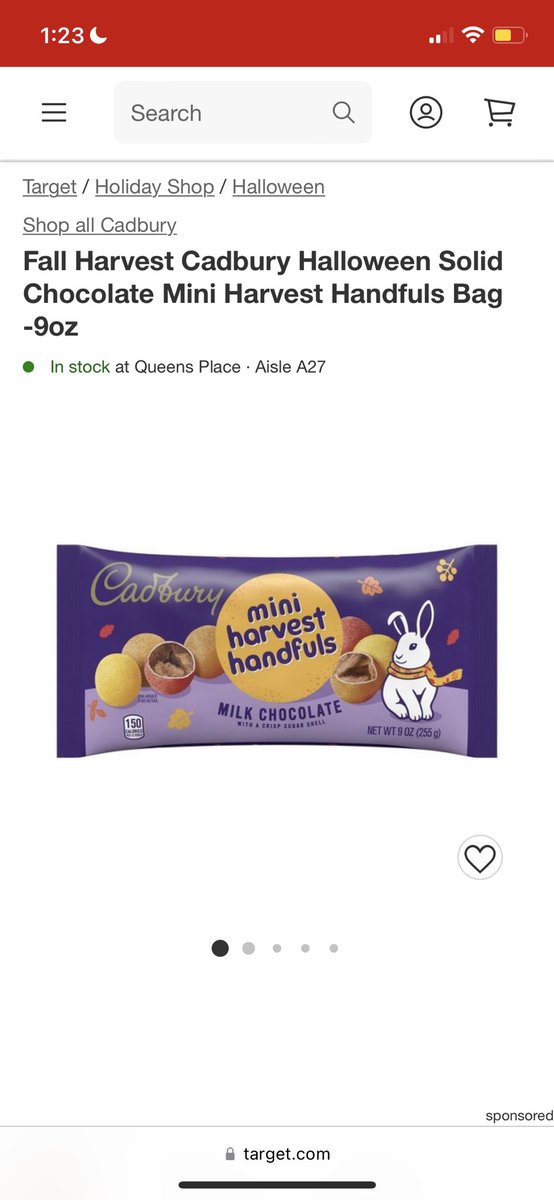 WHO was gonna tell me that cadbury makes fall eggs?????