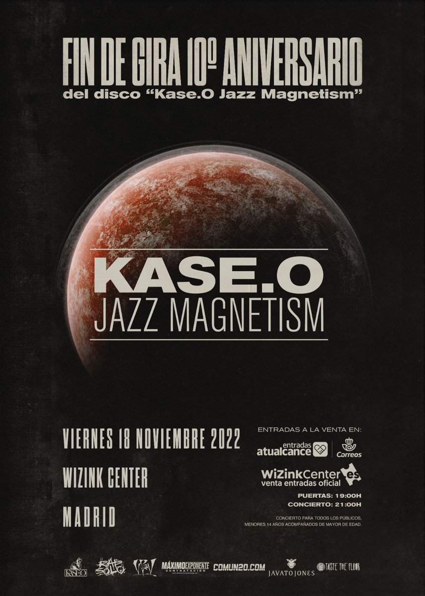 KaseO_real's tweet photo. ¡HEMOS AUMENTADO EL
AFORO PARA WIZINK!

MADRID, 18 noviembre 2022 ¡GRACIAS!

Ya puedes volver a comprar 👉🏾 https://t.co/oAdUT3OyFY https://t.co/dsFW7mEa9s