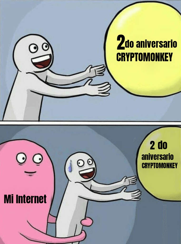 rosita011116's tweet photo. Feliz aniversario número 2 para la comunidad más grande y activa como lo es @cryptomonKeysEs 
#monKeyversario #NFTs #fiestas #memes https://t.co/kQSsMXOhLK