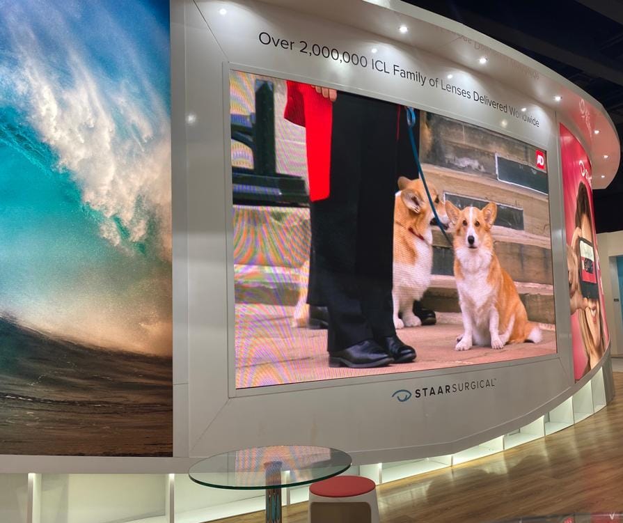 i3_Global's tweet photo. Nice to have followed the #queensfuneral in Milan at #ESCRS2022 on our stand designed for STAAR Surgical. https://t.co/b7c9n4P1YF