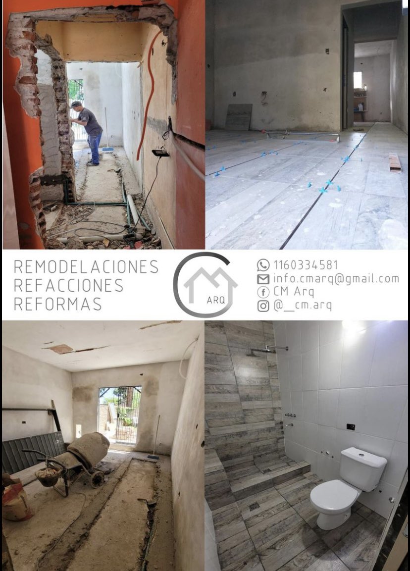 CaroScorna's tweet photo. Realizamos #remodelaciones #refacciones #reformas. #Planos y #proyectos de todo tipo.
Trabajos de #albañilería #pintura, #plomería #electricidad #colocación #membranas #techos #pisos #paredes #humedad #durlock, etc.
En capital federal y alrededores.
Pedi tu presupuesto sin cargo! https://t.co/ivn1f9RyNV