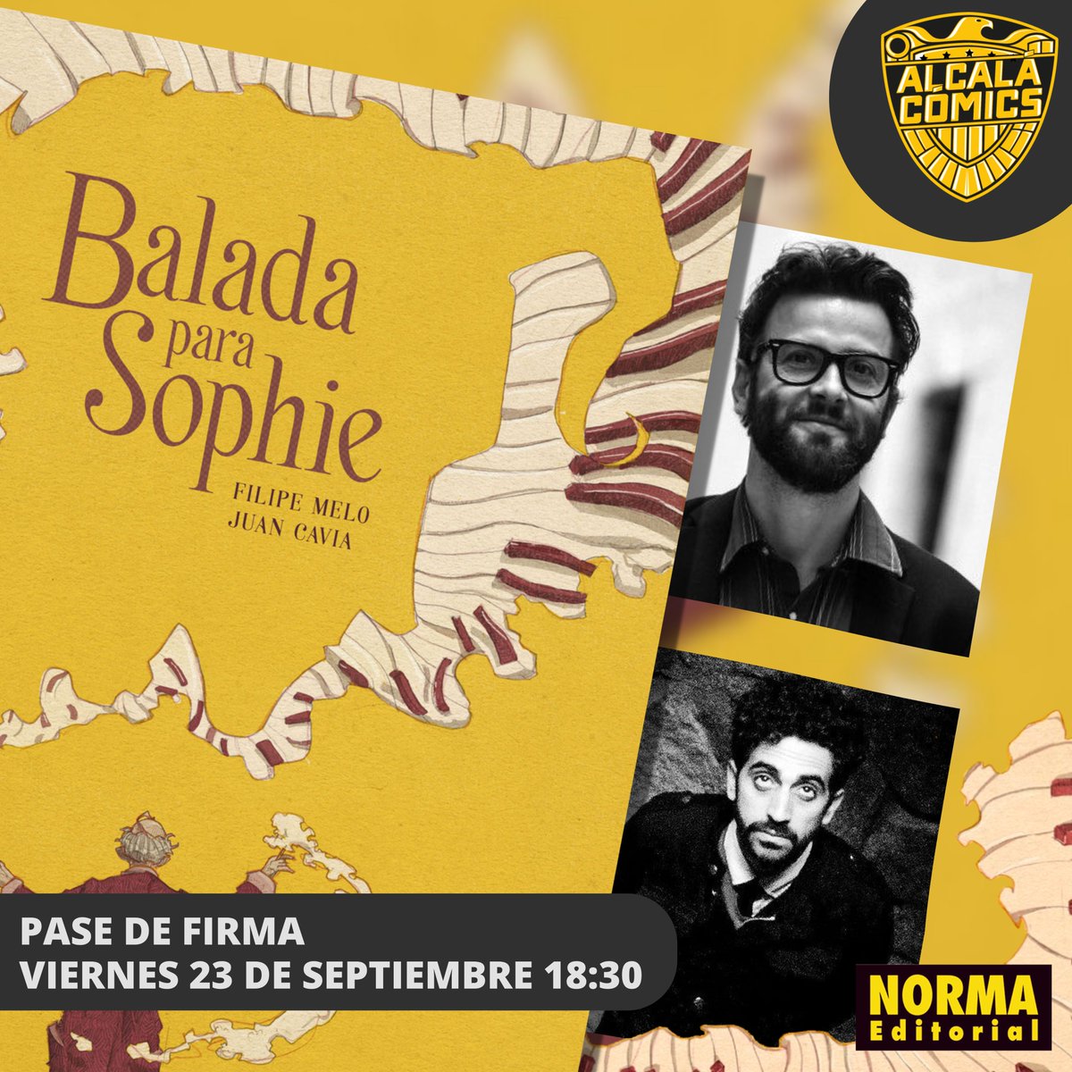 Atención, que este Viernes a las 18:30... ¡Tenemos SÚPER sesión de firmas!

Tuvimos el enorme placer de contar con Filipe el pasado mes de Mayo en <a href="/KrunchFestival/">KrunchFestival</a>. Y ahora, tendremos el placer de tener tanto a Filipe como a Juan Cavia en nuestra tienda.