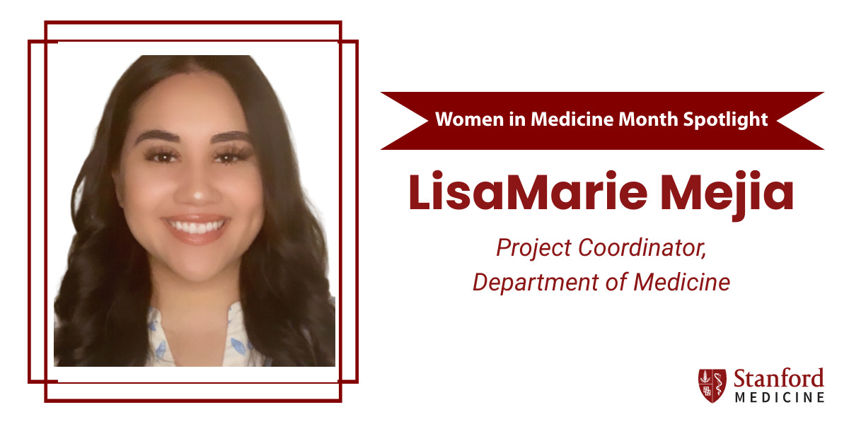 StanfordDeptMed's tweet photo. #StanDOM project coordinator @LisaMarieMejia2 is today's featured #StanfordWIM! LisaMarie is a floating admin, which means she has big impacts on a number of core programs, including our diversity, equity &amp; inclusion initiatives! #WIMMonth https://t.co/u2TcyKHGKW https://t.co/3peCHg9kF7