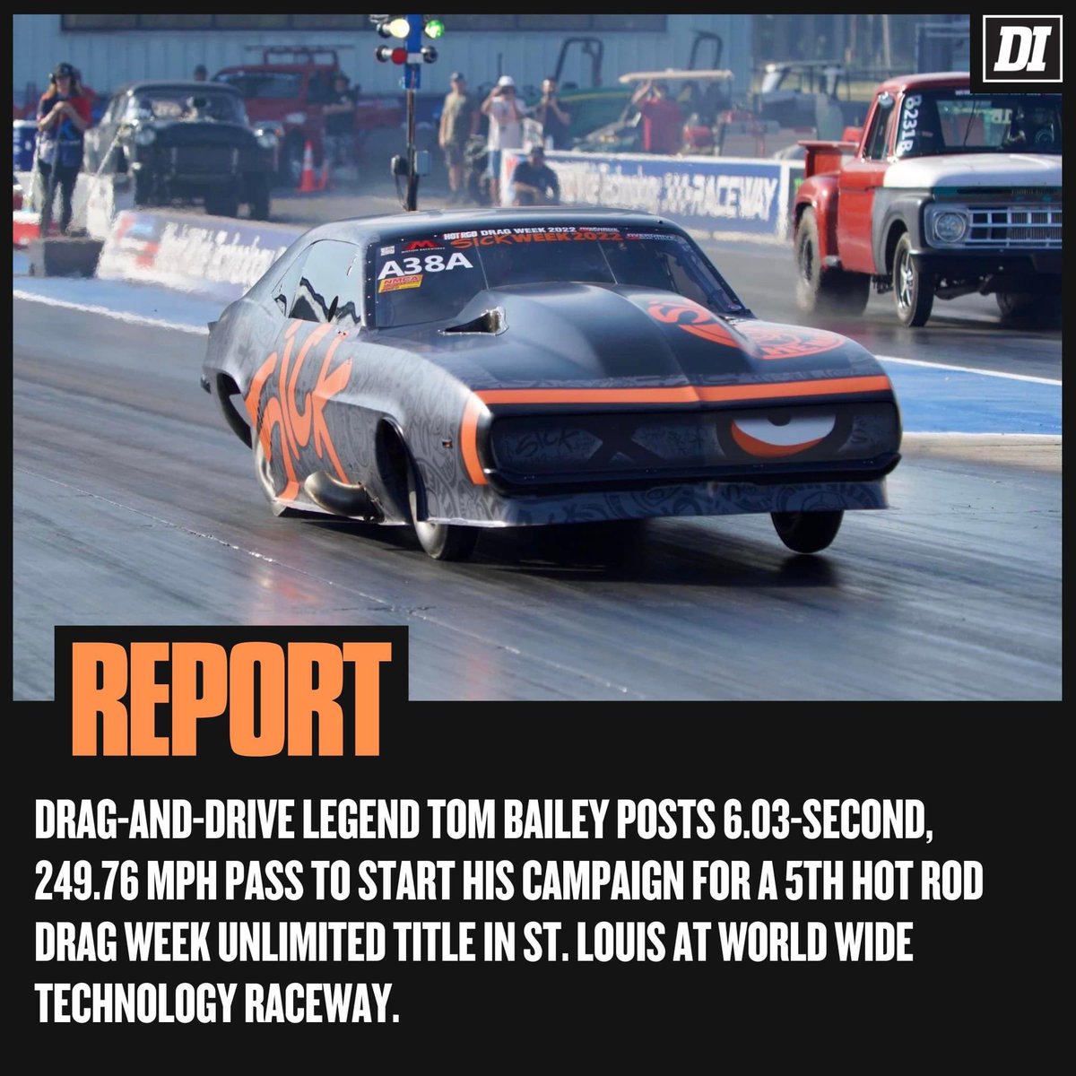 ChrisBlair4B's tweet photo. Just a normal Monday @WWTRaceway #NotYourNormalRaceTrack @hotrodmagazine #HotRodDragWeek2022 https://t.co/Rae4tMWZxQ