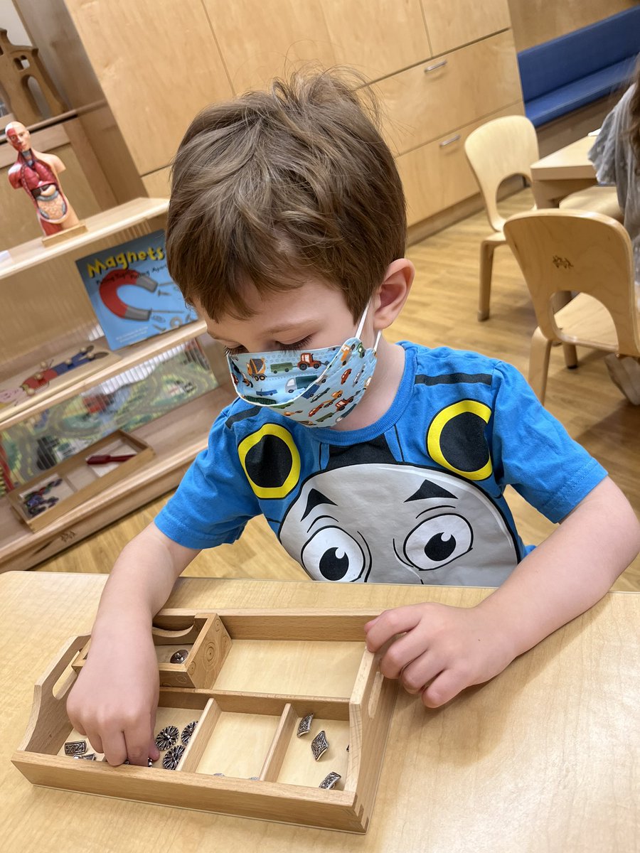CaedmonEarly's tweet photo. Here is a friend categorizing different types of buttons. #CaedmonEarlyProgram #CaedmonMontessori https://t.co/qn4BGtmSMM