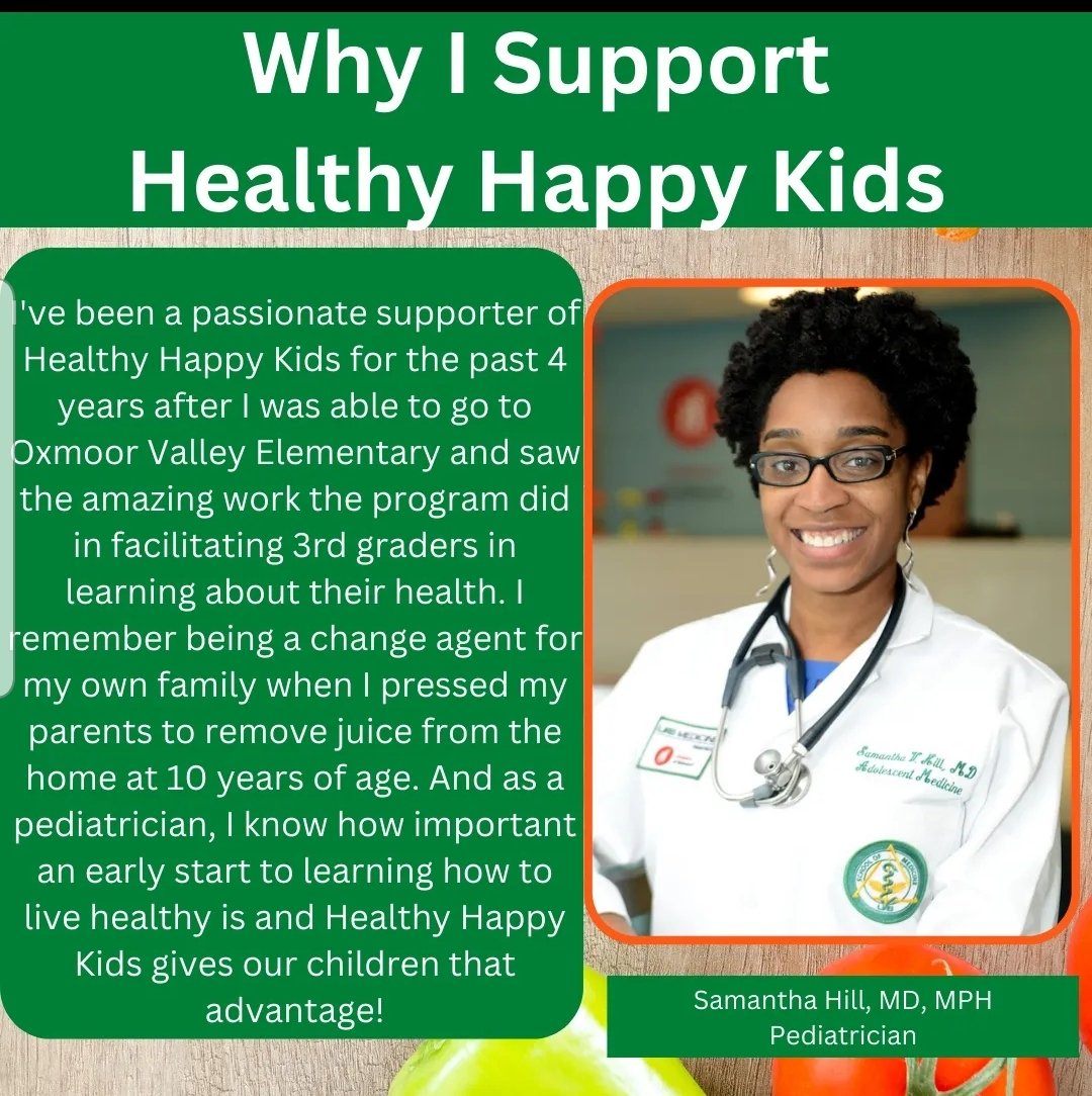 UABMHRC_YPBoard's tweet photo. Welcome Back to:

"Why I the support the Health Happy Kids Program"

We are 6 days away from the event of the year!

Hear from our past president Dr. Samantha Hill!

All proceeds benefit the Healthy Happy Kids Program!
Click here to purchase tickets: https://t.co/r4kGHC5DSk https://t.co/yaS3cAqCDV