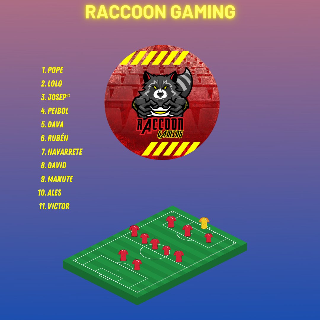 🗞| XI inicial para torneo de <a href="/noutestriste/">NouTesTriste eSports</a>